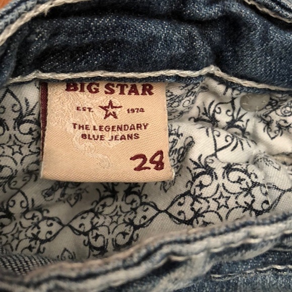 👛Big star cropped jeans - Picture 5 of 6